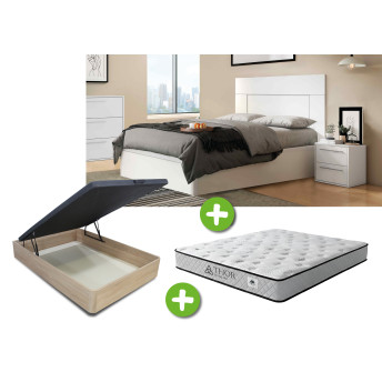 Conjunto Dormitorio 135x190 Chamberí - Cabecero + 2...