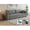 Maxi sofá cama Dolce 235 cm con arcón abatible