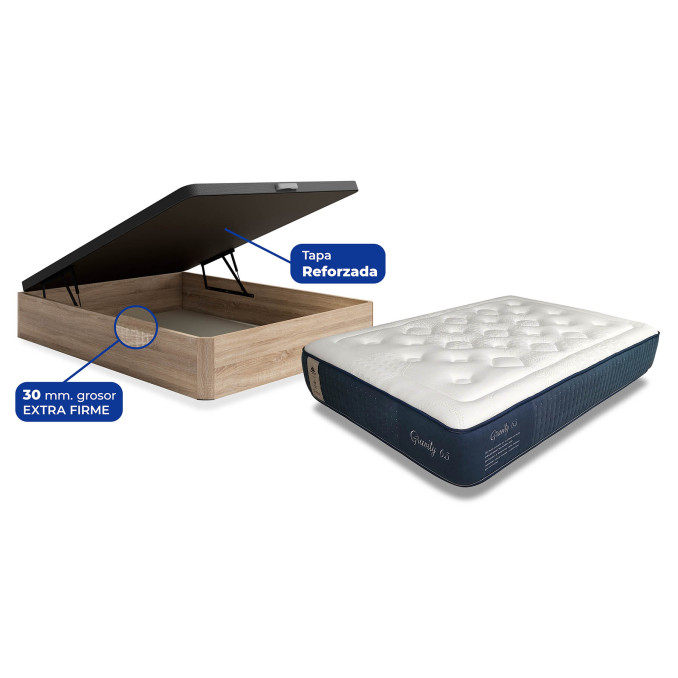 Conjunto canapé y colchón Imperium 135x190