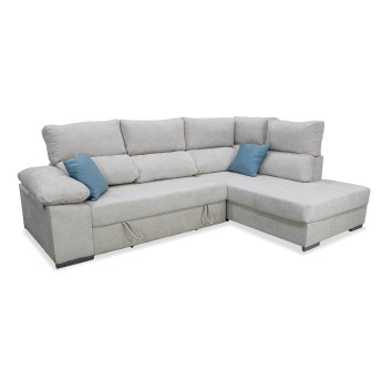 Sofá cama rinconera Italia derecha 280 cm.