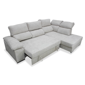 Sofá cama rinconera Italia derecha 280 cm.