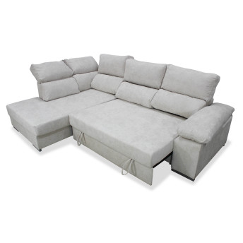Sofá cama rinconera Italia izquierda 280 cm.