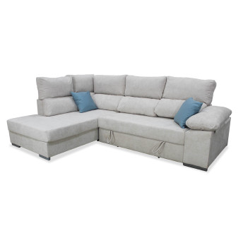 Sofá cama rinconera Italia izquierda 280 cm.