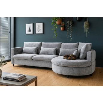Sofá cama chaise longue derecha Charlene 282 cm