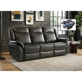 Sillón relax tres plazas Urus 203 cm