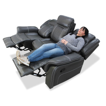 Sillón relax tres plazas Urus 203 cm