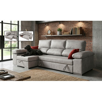 Sofá cama chaise longue izquierda Supreme 285 cm
