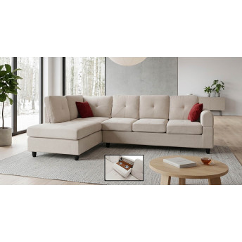 Sofá rinconera izquierda chaiselongue Cornell 245 cm