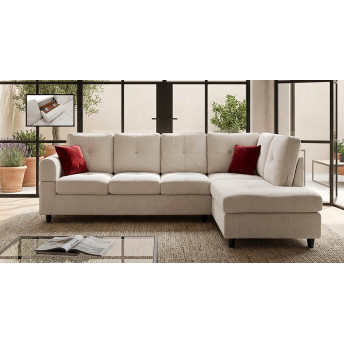 Sofá rinconera derecha chaiselongue Cornell 245 cm