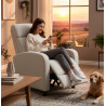 Sillón relax Boom Hawai beige