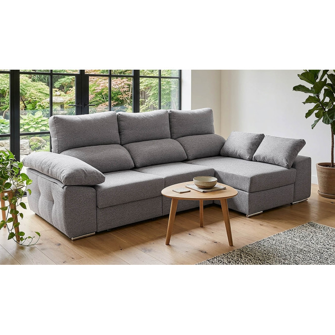 Sofá chaise longue extensible cama Armani 265 cm