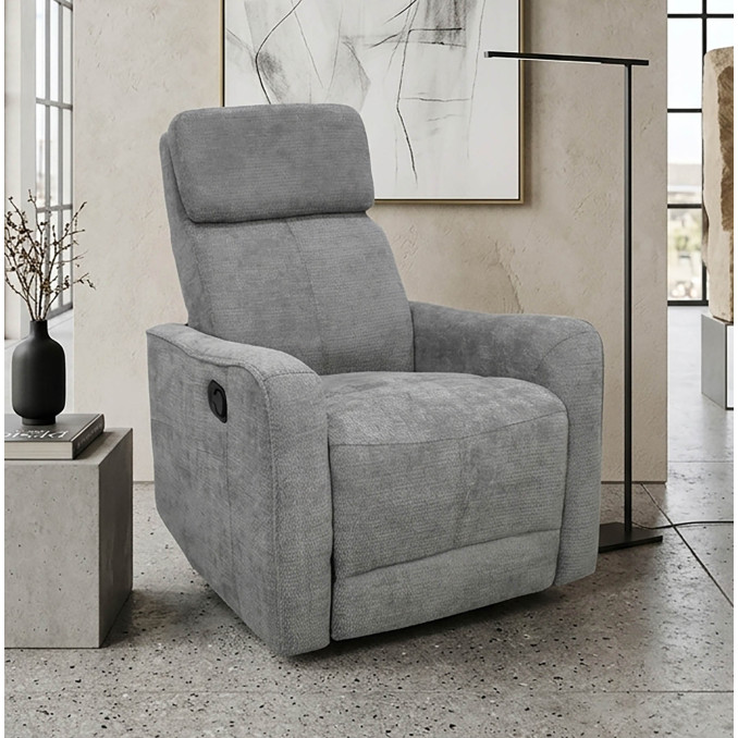 Sillón balancin relax Kardashian gris
