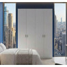 Armario 4 puertas 160 cm.