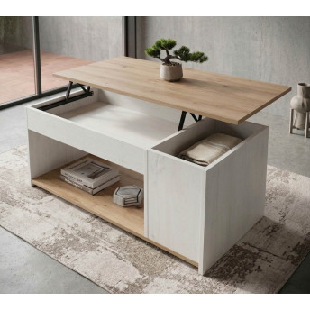 Mesa centro elevable Alonso color polar-artisan