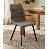 Silla comedor Berta gris cemento