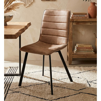 Silla comedor Berta beige piedra