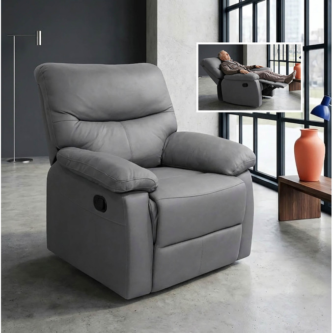 Sillón Relax gris Dexter