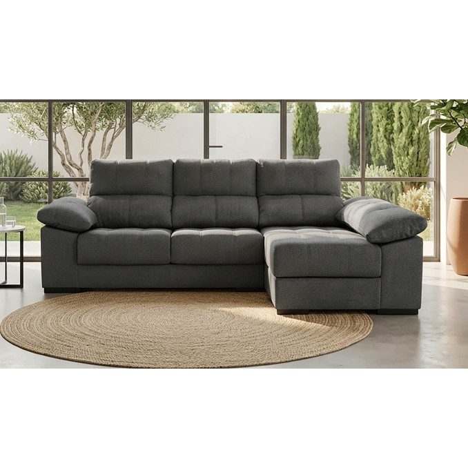 Sofá chaise longue derecha 280 cm Imola