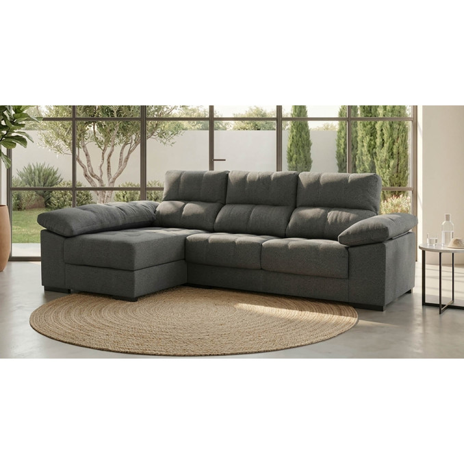 Sofá chaise longue derecha 280 cm Imola