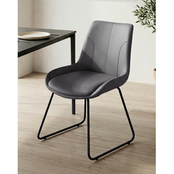 Silla gris Elise