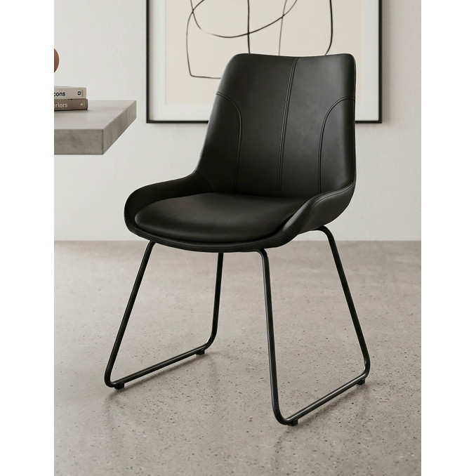Silla black Elise