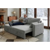 Maxi sofá cama tres plazas Brooklyn gris 210 cm