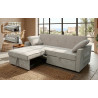 Sofá chaise longue cama Jimi beige 190 cm