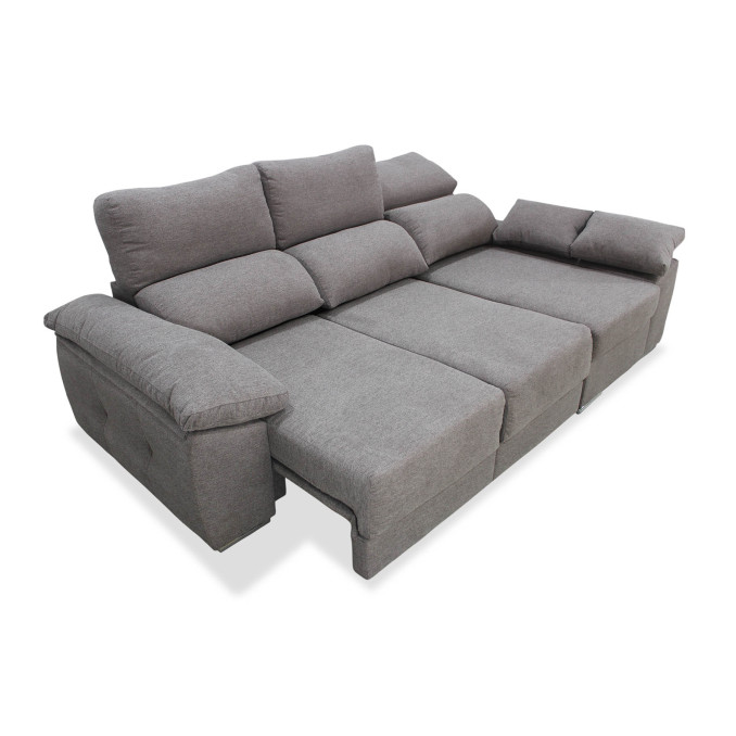 Sofá chaise longue derecha extensible cama...