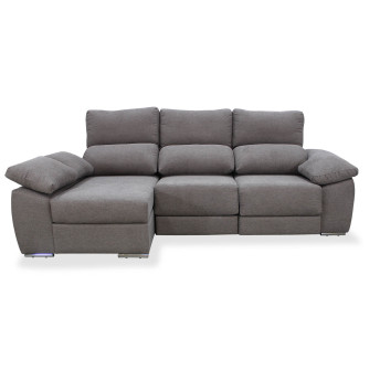 Sofá chaise longue izquierda extensible cama Armani 265 cm