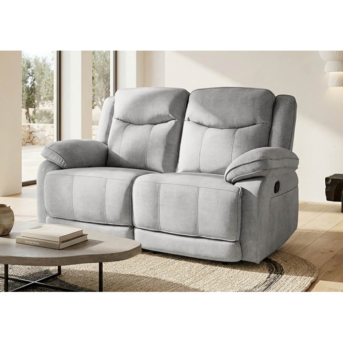 Sofá relax dos plazas Justin 155 cm