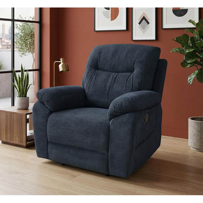 Sillón Relax Módena dark blue