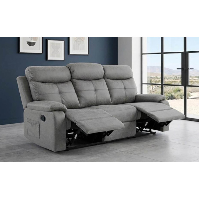 Sofá relax 3 plazas 207 cm manual Cruise