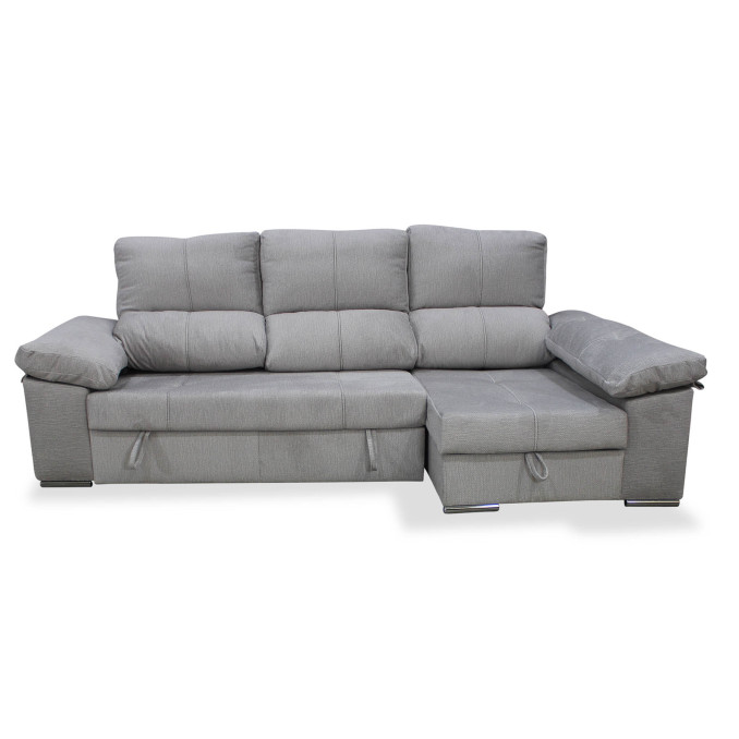 Sofá cama chaise longue derecha con arcón...