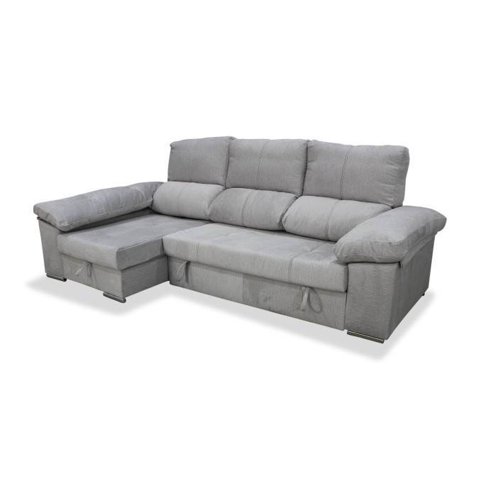 Sofá cama chaise longue izquierda con arcón...