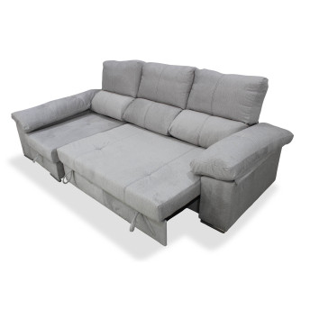 Sofá cama chaise longue izquierda con arcón abatible Bunny 280 cm