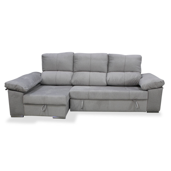Sofá cama chaise longue izquierda con arcón...