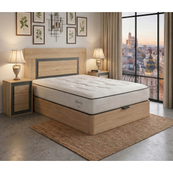 Colchón Visco elástica y muelles ensacados 135x190...