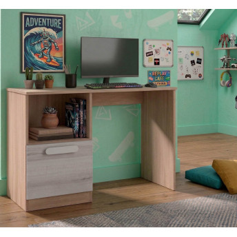 Mesa de ordenador juvenil Flash con cajones 100x74...