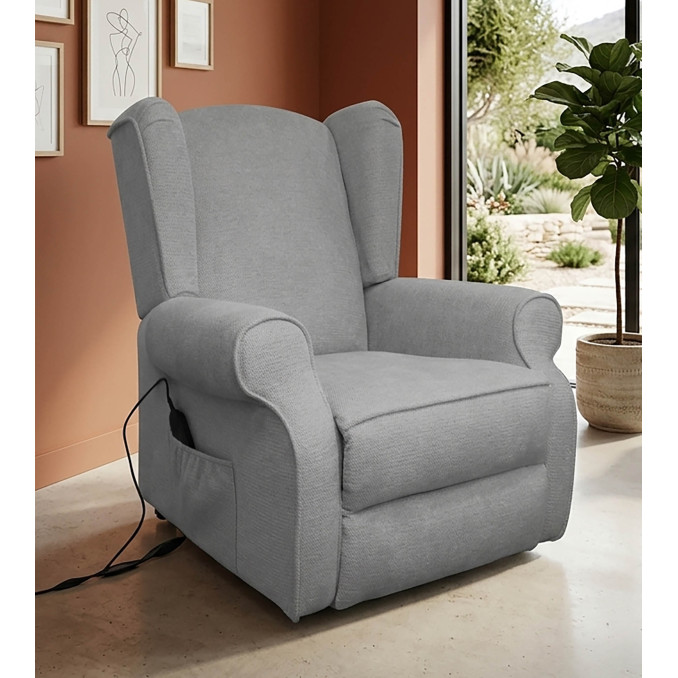 Sillón Pegaso Relax levanta personas gris