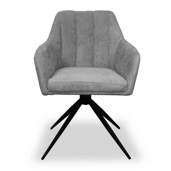 Silla giratoria Luz color gris