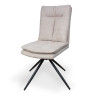 Silla giratoria Emily altura regulable color beige