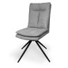 Silla giratoria Emily altura regulable color gris