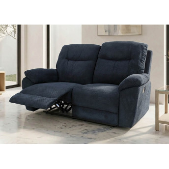 Sillón Relax dos plazas Módena dark blue 155 cm