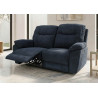 Sillón Relax dos plazas Módena dark blue 155 cm