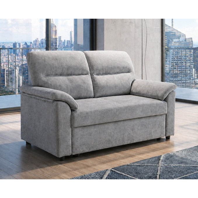 Sofá cama 2 plazas Fleming gris 140 cm
