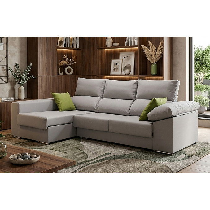 Sofá chaiselongue izquierda Clio 265 cm