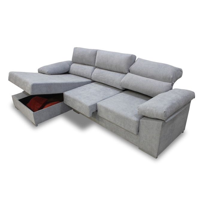 Sofá mega chaise longue izquierda Megane 287 cm