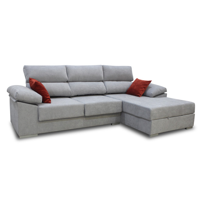 Sofá mega chaise longue derecha Megane 287 cm