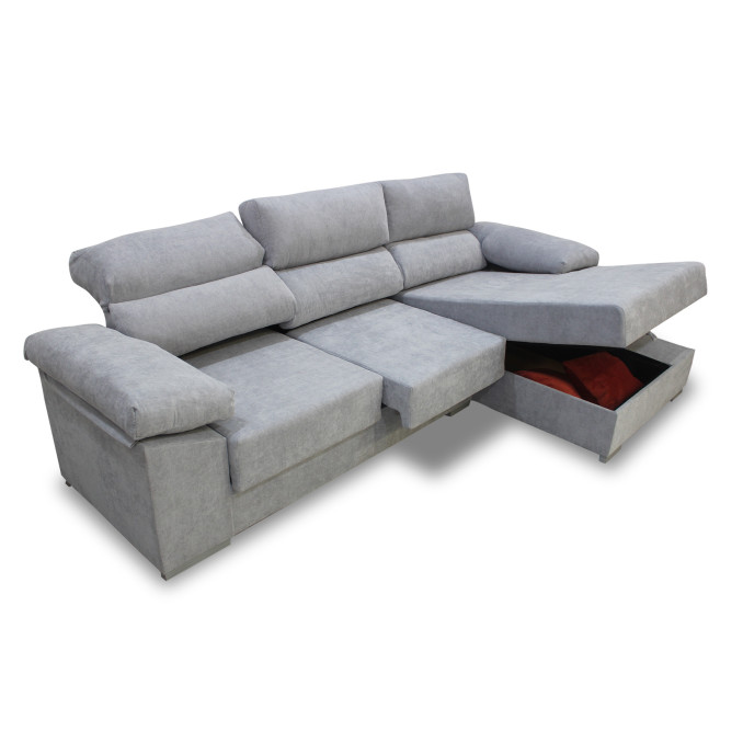 Sofá mega chaise longue derecha Megane 287 cm