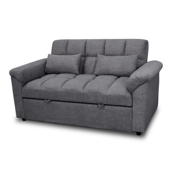 Sofá cama de matrimonio 160 cm Oliver gris